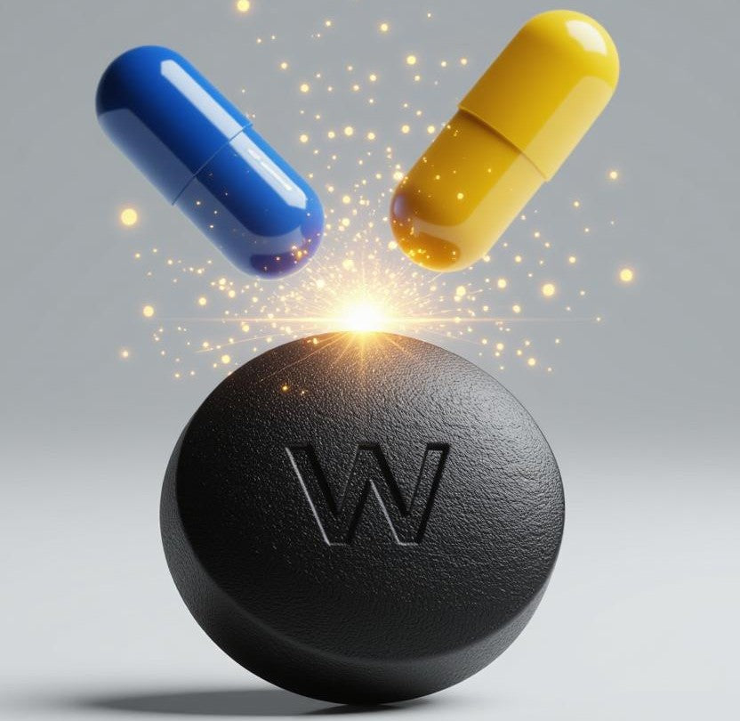 Better Sex with Wellmedr. 2 in 1 Black Pill