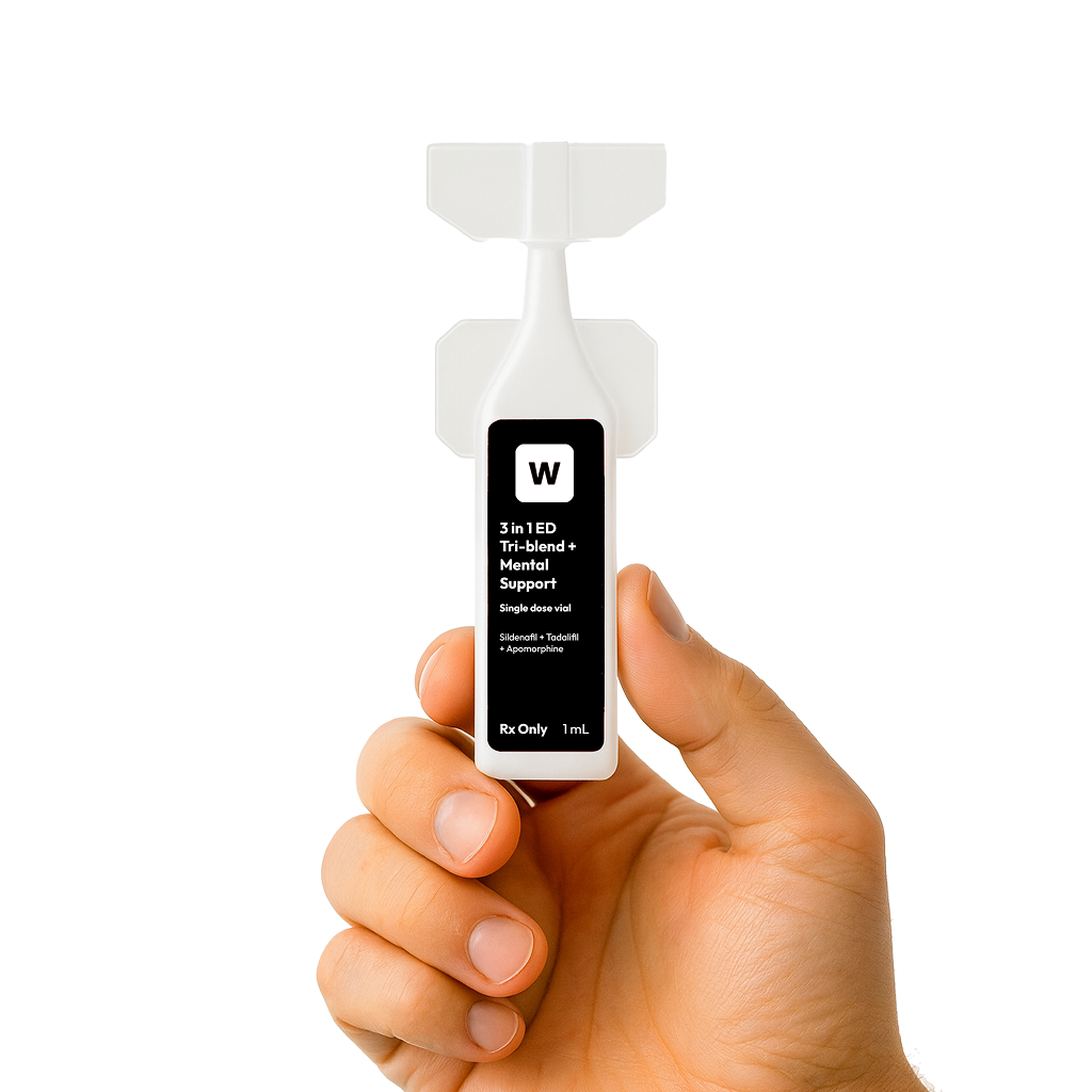 3 in 1 ED Tri-blend + Mental Support single dose vials